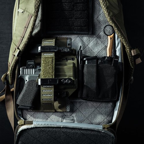 Eberlestock Fade Transport - EDC Backpack for Everday Carry - Fully Customizable System - 21" Tall and 21L of Volume - Black