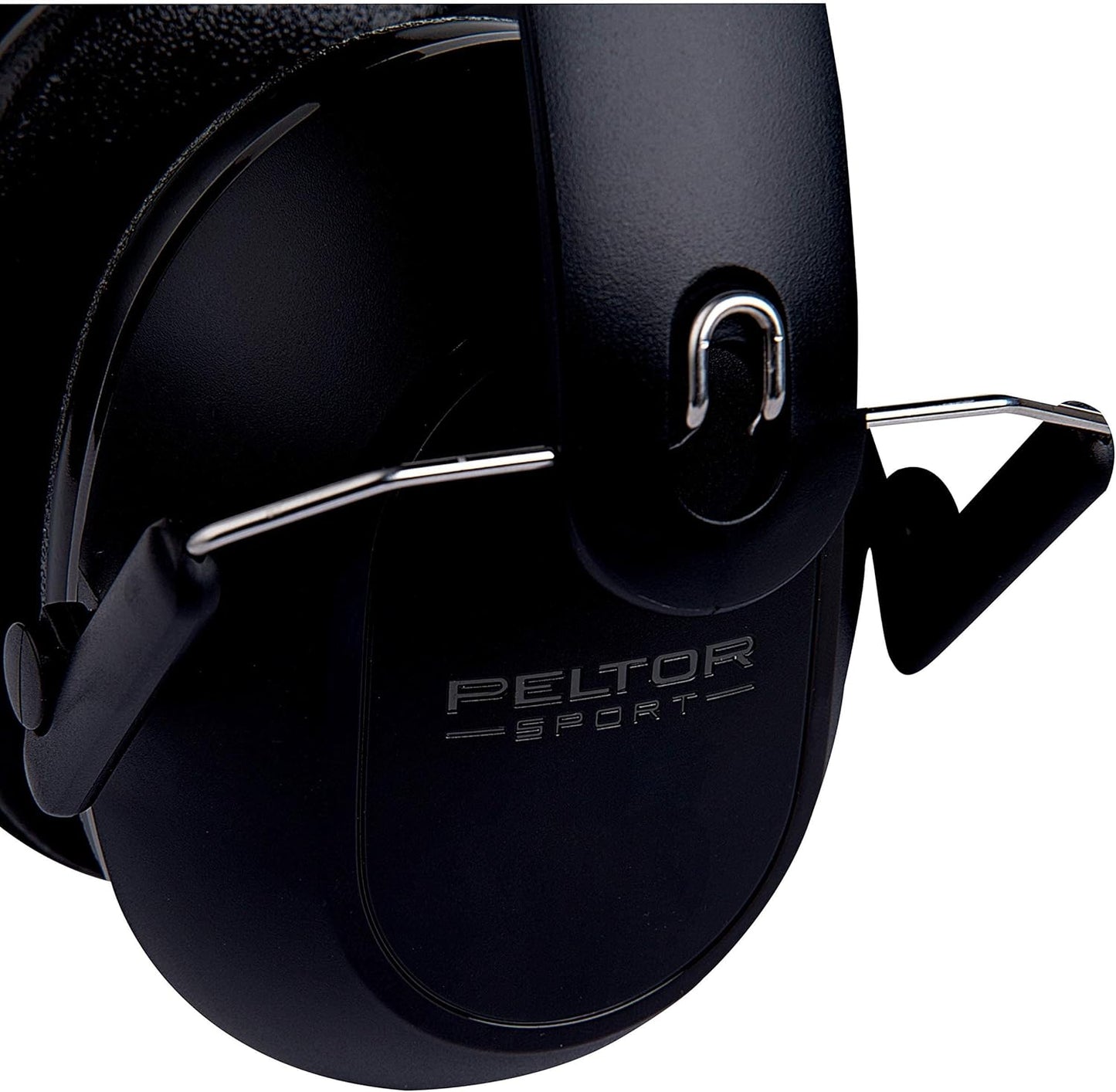 Peltor Sport Ultimate Hearing Protector, Noise Reduction Rating (NRR) 30 dB, Lightweight Design For Comfort & Extended Wear, Peltor Sport's Highest Noise Reducing Ear Muffs, Black/Grey (97042-PEL-6C)