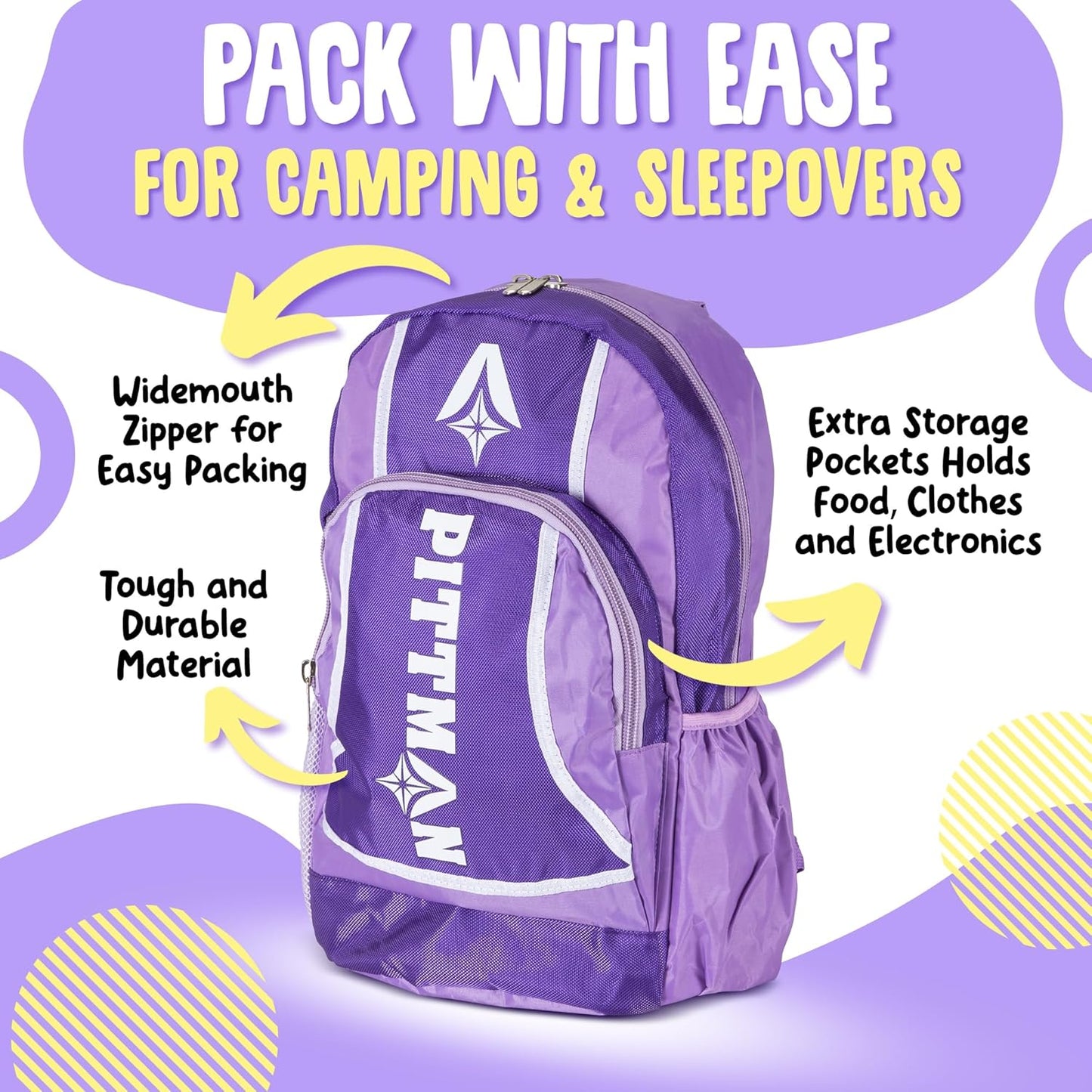 Pittman Outdoors Portable Battery Powered Air Pump with Fun Travel Backpack