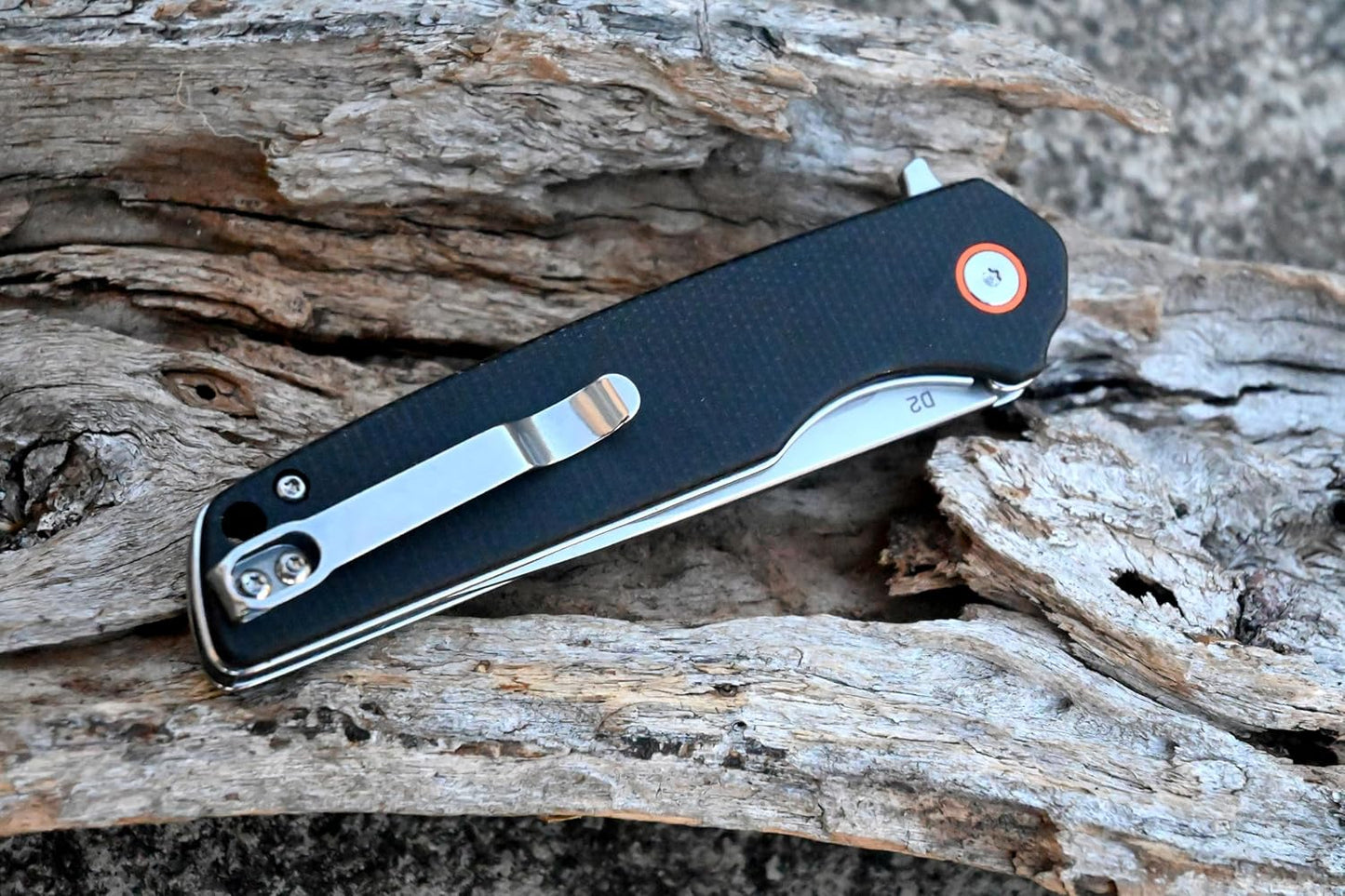 YAK & YETI Micarta Handle Folding Knife- Everyday Carry Knife for Men and Women - Indoor or Outdoor-Camping and Hunting knife-D2 steel Blade knives