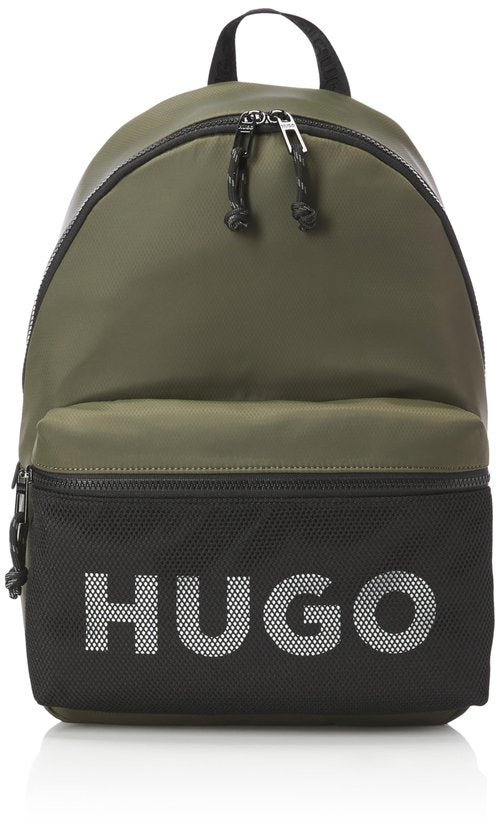 HUGO Mesh Logo Backpack, spinach green, PCE.