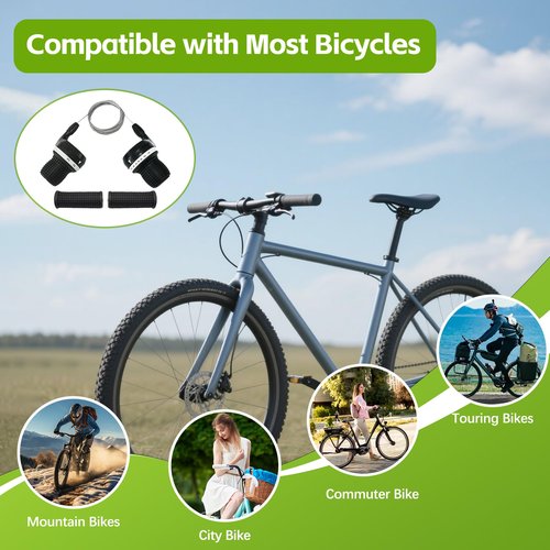 Tailcle Bike Parts Shifter 3x7 Speed Twist Bicycle Shifter, 3 Speed Grip Shifter and 7 Speed Shifter Bike Gear Shifter for Tricycle Hybrid Mountain Hybrid Kids Bike Cruiser