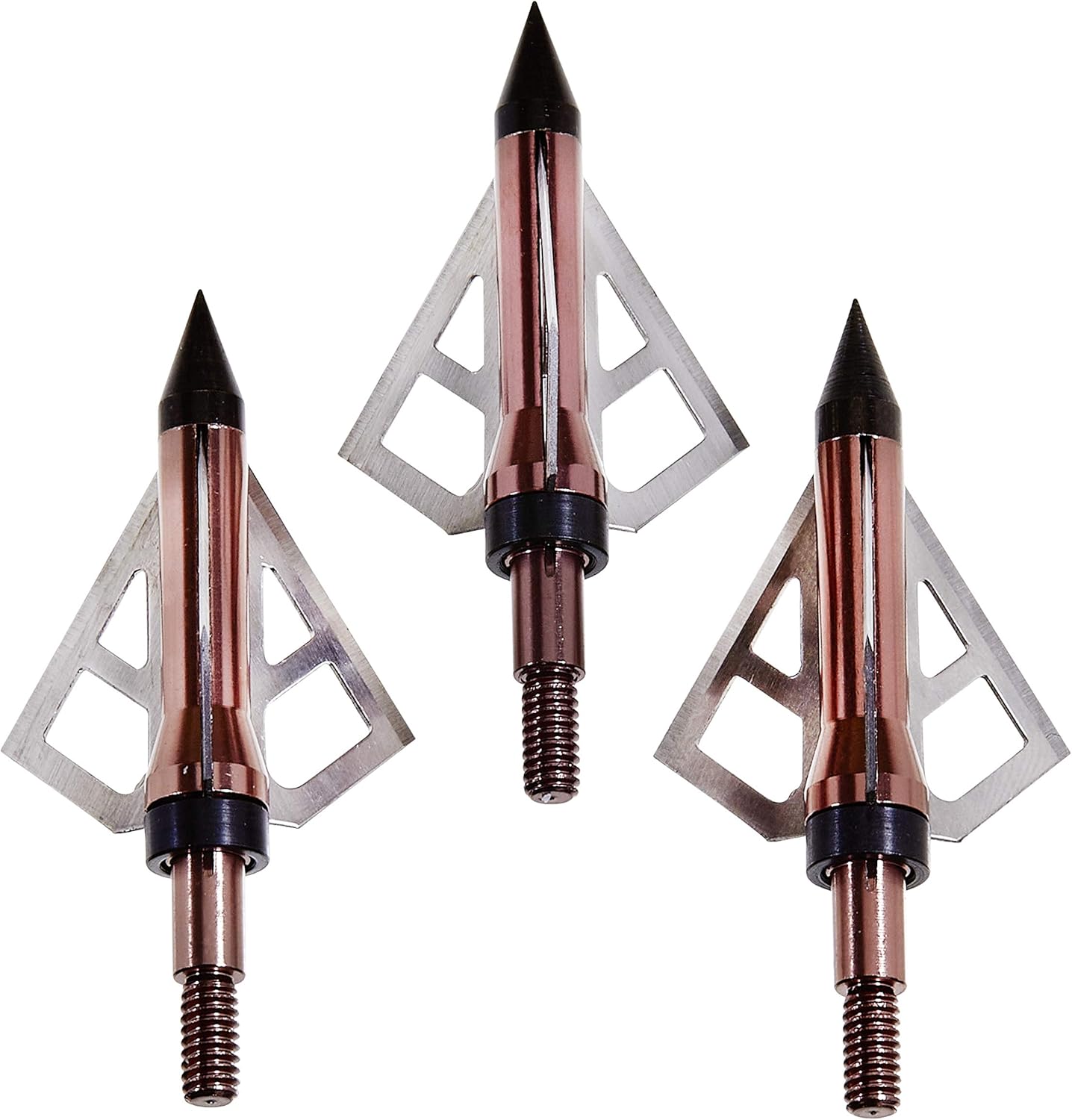 Allen Company Velox Optimus 3-Blade Broadheads - Archery Bow and Crossbow Broadheads - Compound Bow Accessories - 125 or 100 Grain - 3 Pack