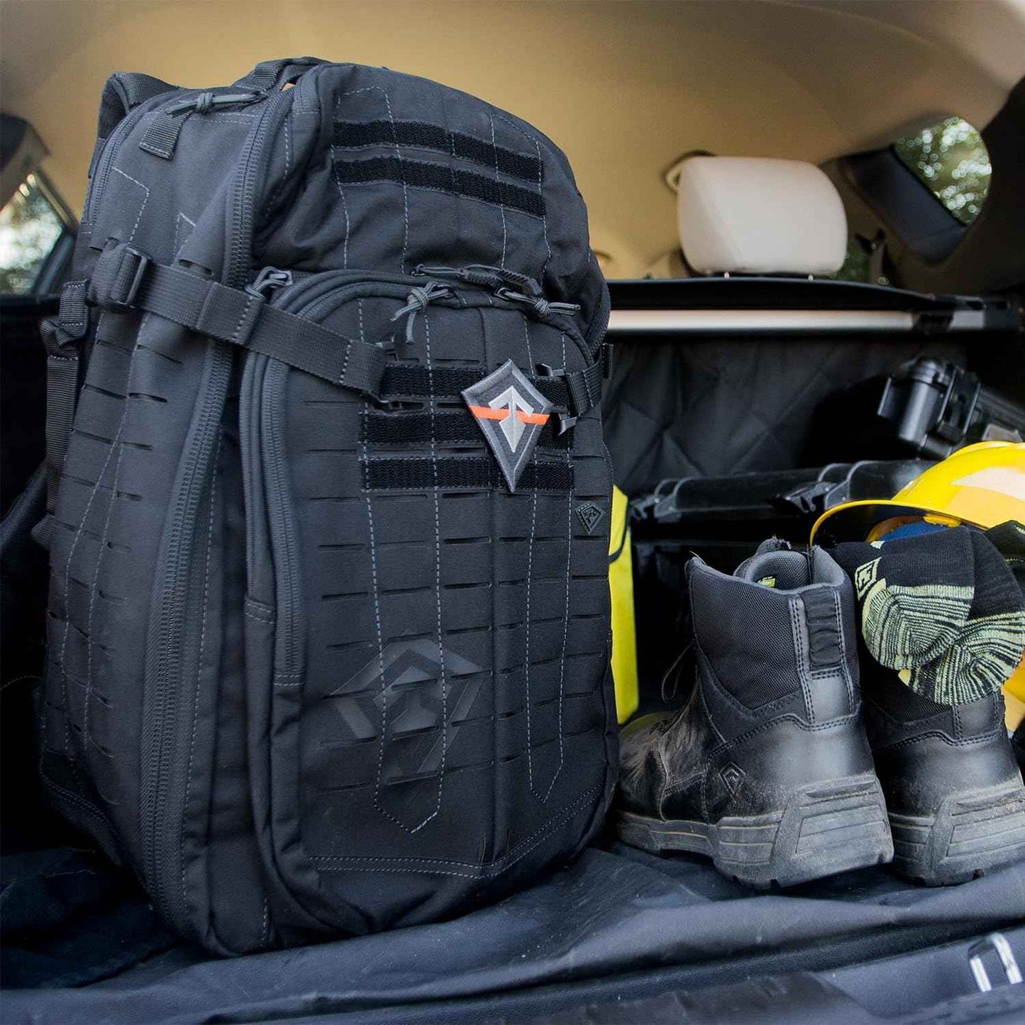 Tactical 1-Day Plus Backpack by First Tactical | Durable, Versatile Gear for Outdoor Adventures