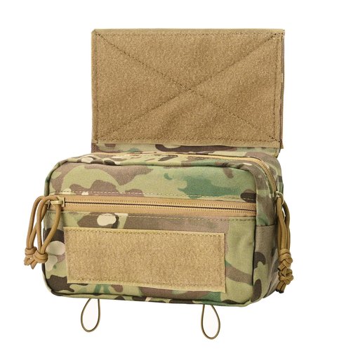 Tactical Drop Pouch, Dangler Pouch,Tactical Fanny Pack Tool EDC Pouch with Hook and Loop for Tactical Vest(CP)