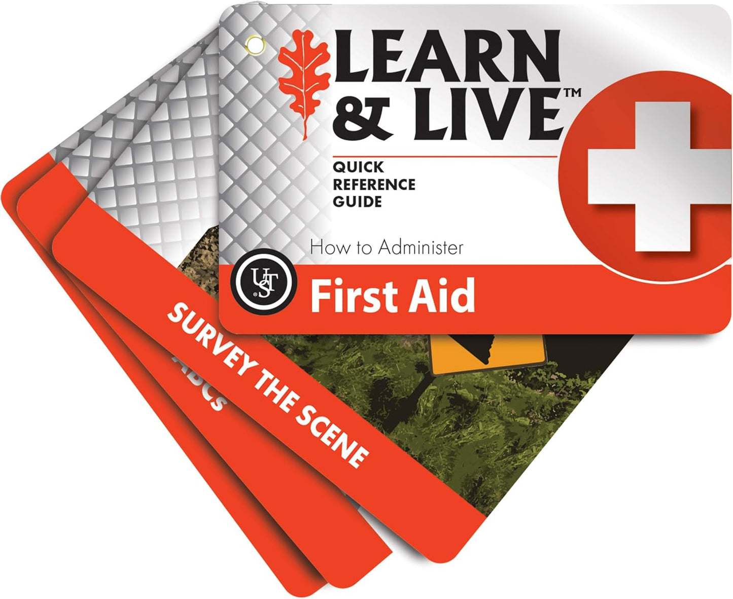 UST Learn & Live Outdoor Educational Kits with Waterproof Cards, Tools and Watertight Case for Hiking, Camping, Backpacking, Hunting and Outdoor Survival