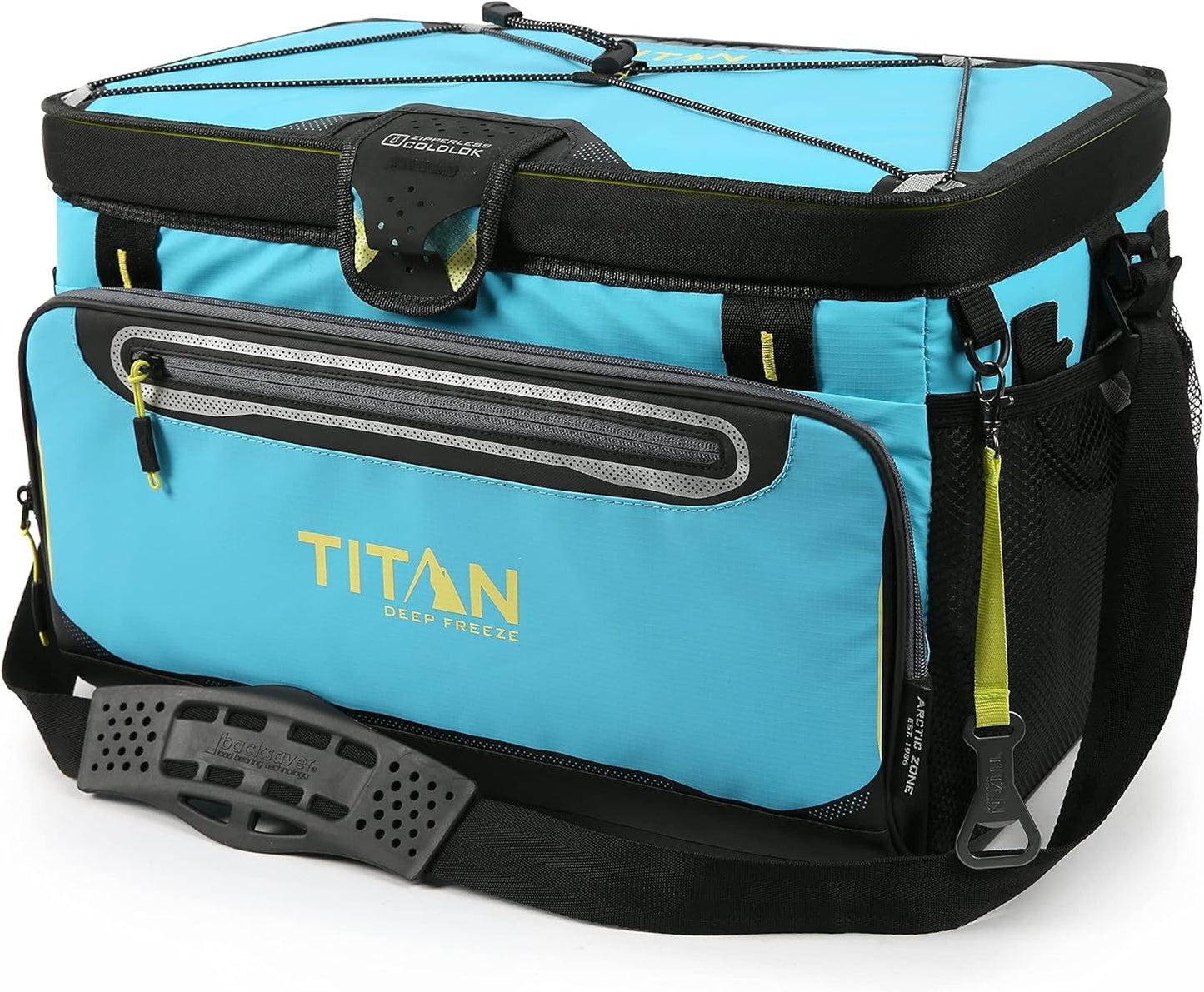 Titan by Arctic Zone 30 Can Zipperless Soft Cooler with HardBody Liner