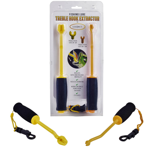 EZEEOUT Fishing Lure Treble Hook Remover and Extractor Quick and Easy Hook Remover (2 pcs)
