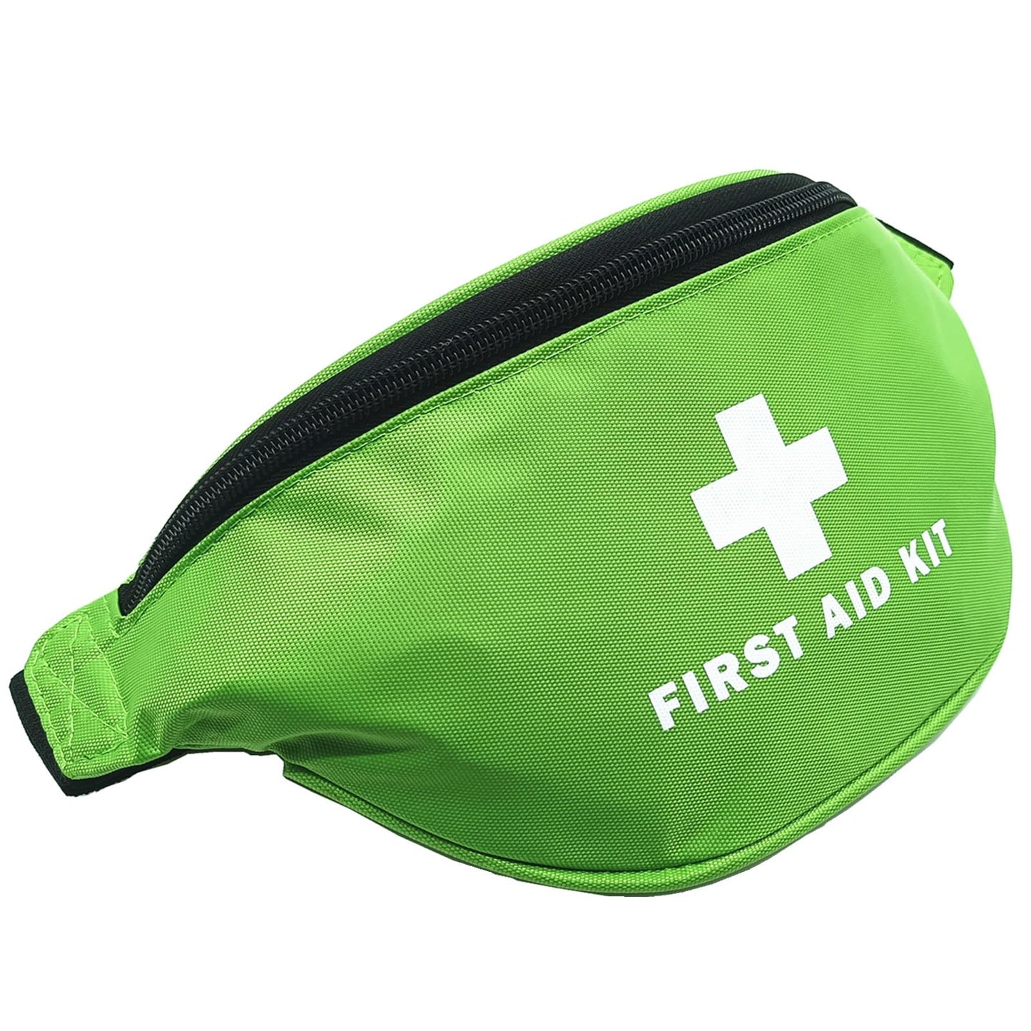 First Aid Fanny Pack First Aid Bag Red Travel Rescue Empty Pouch First Responder Storage Compact Survival Medicine Bags Pocket Container for Car Home Outdoors (Green)