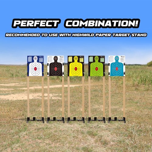 Highwild Shooting Targets Silhouette Cardboard Targets (25 Pack - 13" X 16")