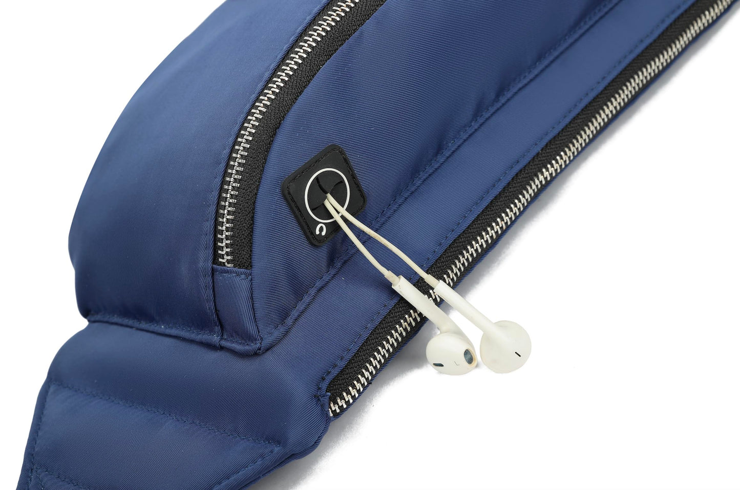 Extra-Large Crossbody Fanny Pack for Women Mens Waist Bag & Crystal Blue Belt Bags For Running Hiking Cycling and Travel