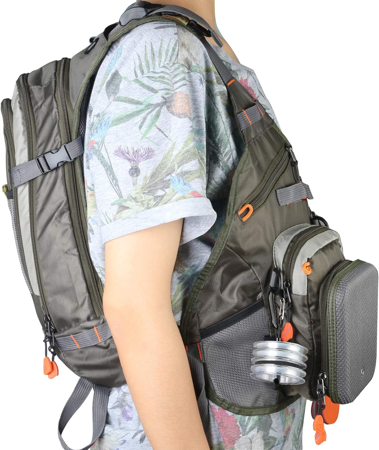 M MAXIMUMCATCH Maxcatch Fly Fishing Vest Pack for Men and Women Adjustable Outdoor Fishing (Vest/Sling Pack/Backpack)