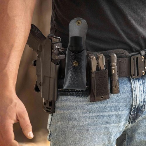 GOPLANT Universal Pistols Laser Light Pouch Holster 4", Nylon Gun Rail Light Bag, Pistols Flashlight Laser Holsters Holder (Black)