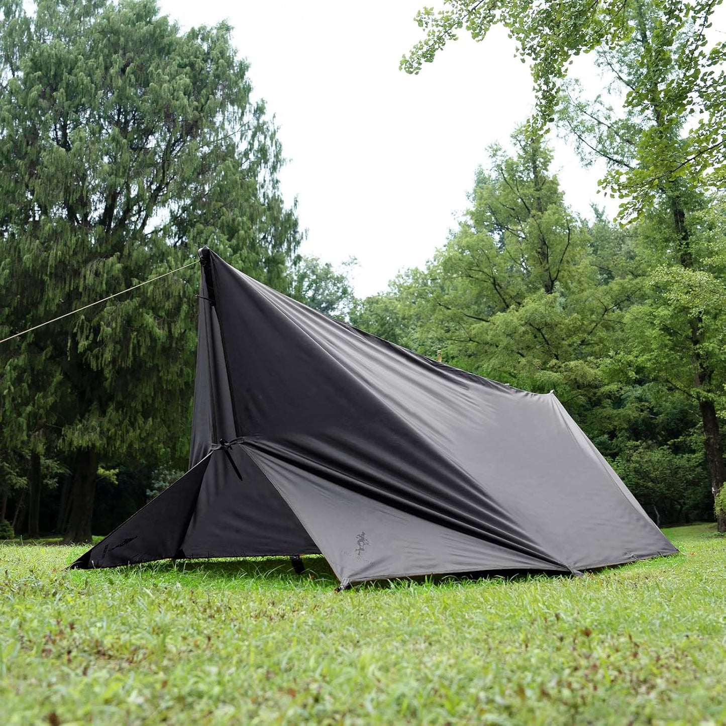 FREE SOLDIER Waterproof Portable Tarp Multifunctional Outdoor Camping Traveling Awning Backpacking Tarp Shelter Rain (Brown 10×10.5ft)