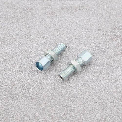 OTOTEC 10PCS M6 x 20mm Throttle Cable Adjusting Bolt Brake Cable Adjuster Screw Throttle Cable Adjustment Screw with Nut for Bicycle