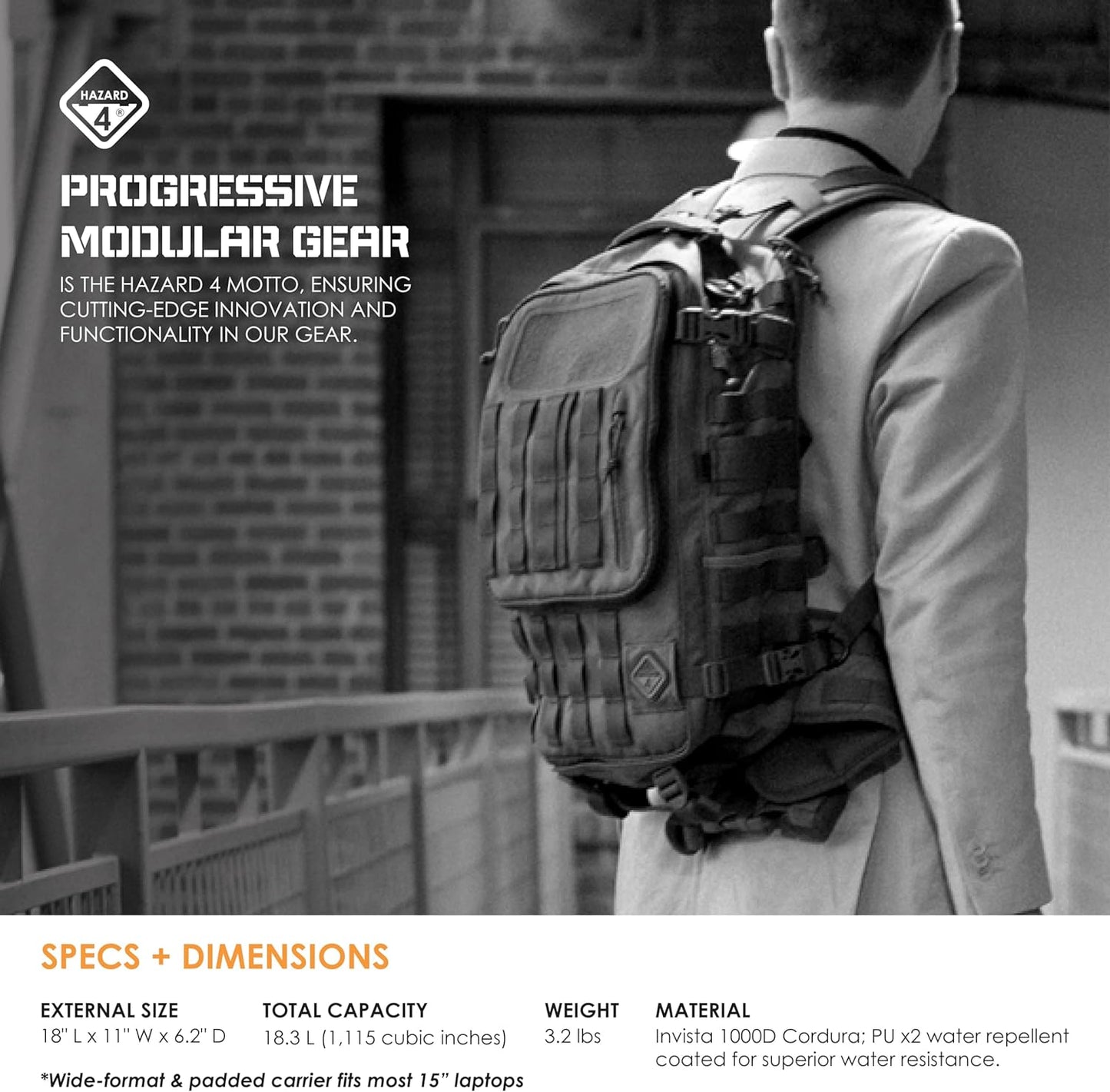 HAZARD 4 Second Front(TM Rotatable Backpack Hazard