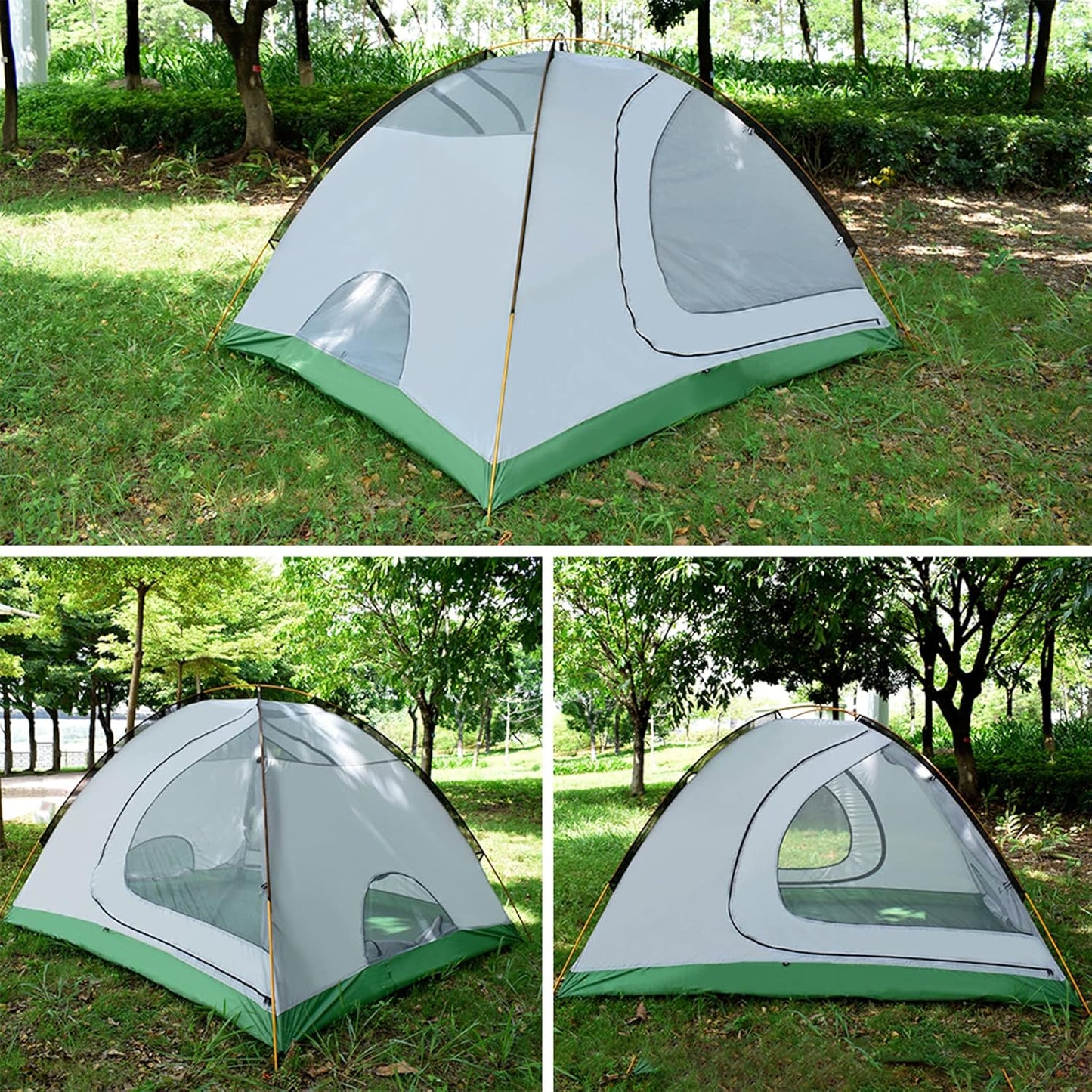GEERTOP 4 Person 4 Season Tent for Camping Waterproof Double Layer Easy Set Up Family Tent for Camping Hiking Backpacking Outdoor Travel