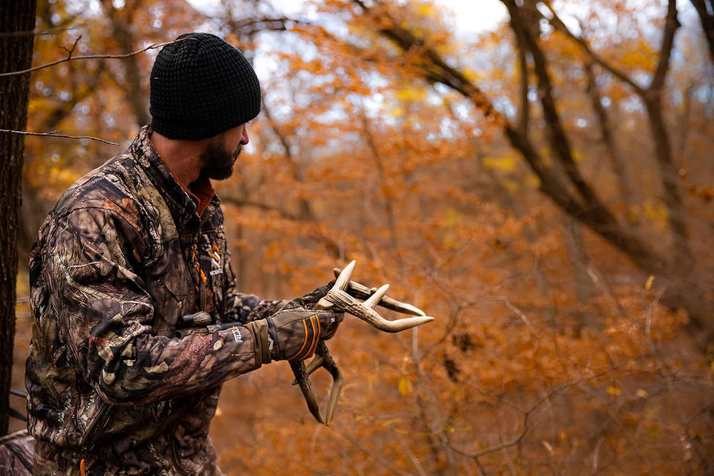 Flextone Hunting Realistic Buck Sounds Battle Bones Whitetail Rattling Deer Antlers Calling System