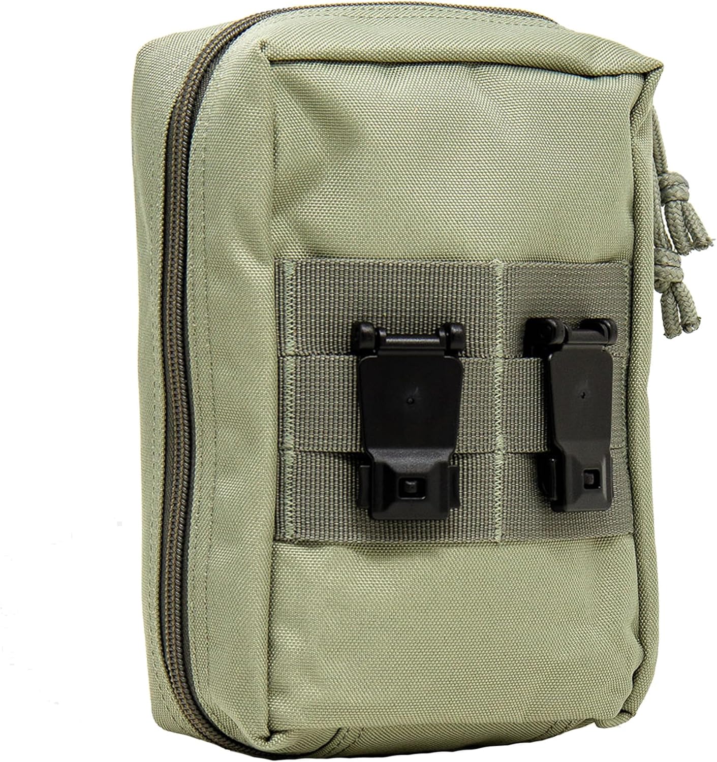 3VGEAR Large MOLLE Medic Pouch - Waterproof with Clamshell Opening, Elastic Loops for Medical Supplies, Hook and Loop Strips, Rugged 600D Polyester