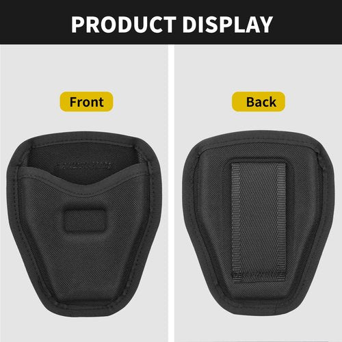 Open Top Handcuff Case, Handcuff Pouch for Duty Belt, 600D Nylon Cuff Holder Holster Accessories for Standard Chain or Hinge Handcuffs