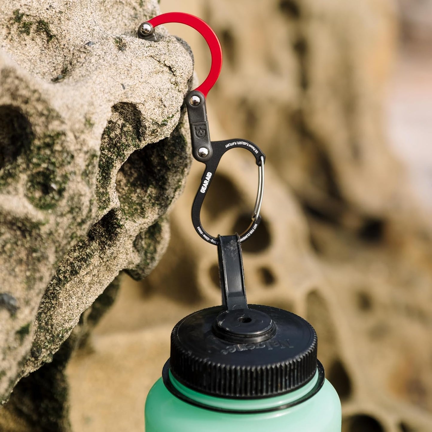 GEAR AID HEROCLIP (Mini) Carabiner Gear Clip and Hook, for Hanging Bags, Purses, Lanterns, Strollers, Tools, Helmets, Water Bottles, and More