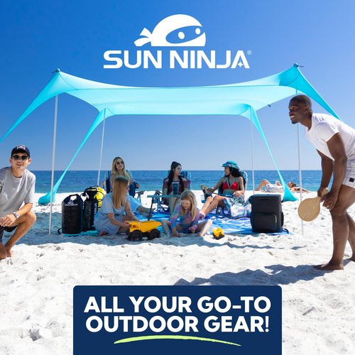 SUN NINJA Bucket Hat for Men & Women, Cooling with Adjustable Strap, Wide Brim, UPF UV 50+ Protection, Foldable Boonie Hat for Fishing, Hiking, Beach, Safari, Kayaking, SUPing - Triangle