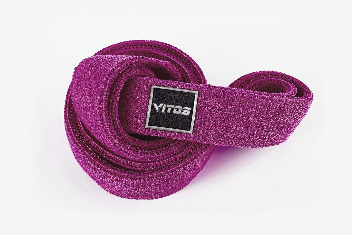 Vitos Fitness Polyester V-Power Band | Allergy Prevention Snap Proof Pull Up Assist Heavy Duty Resistance Mobility Lifting Perfect Body Stretching Training