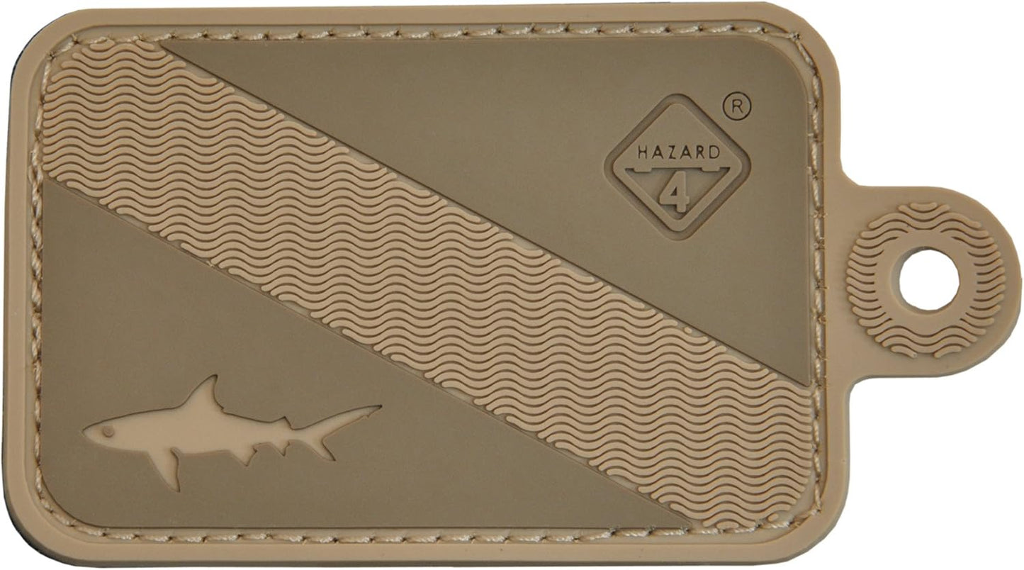 HAZARD 4 Dive Shark Rubber Patch - Black