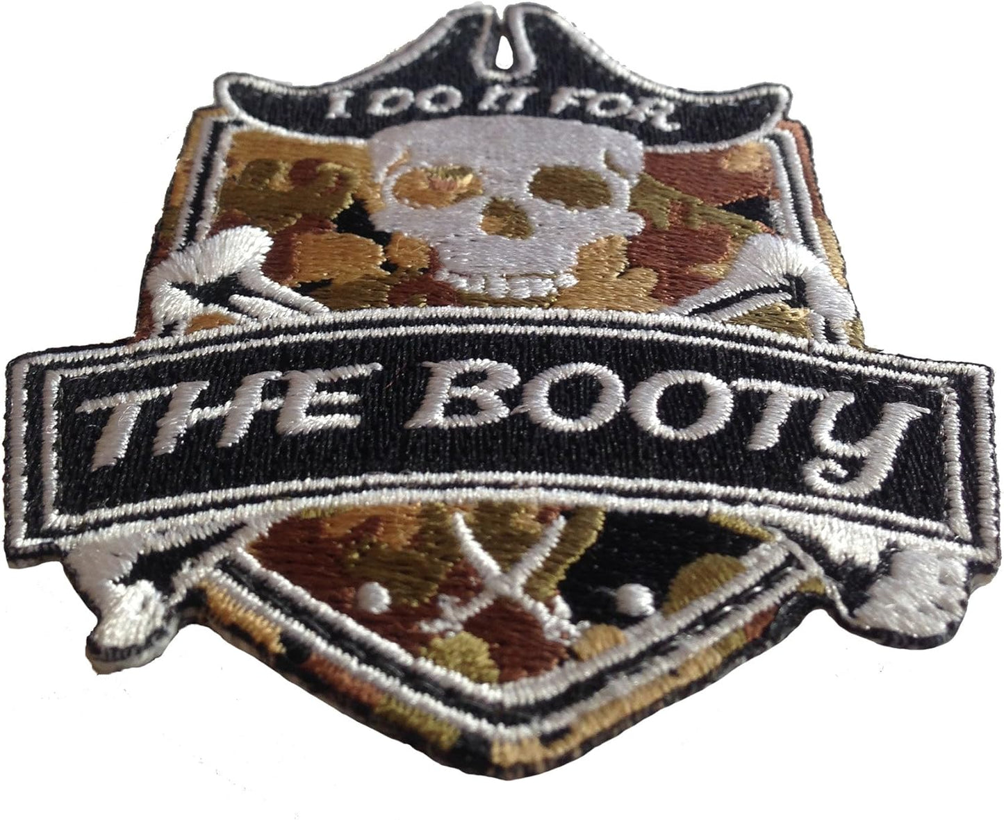 Pirate I Do It for The Booty Embroidered Morale Patch