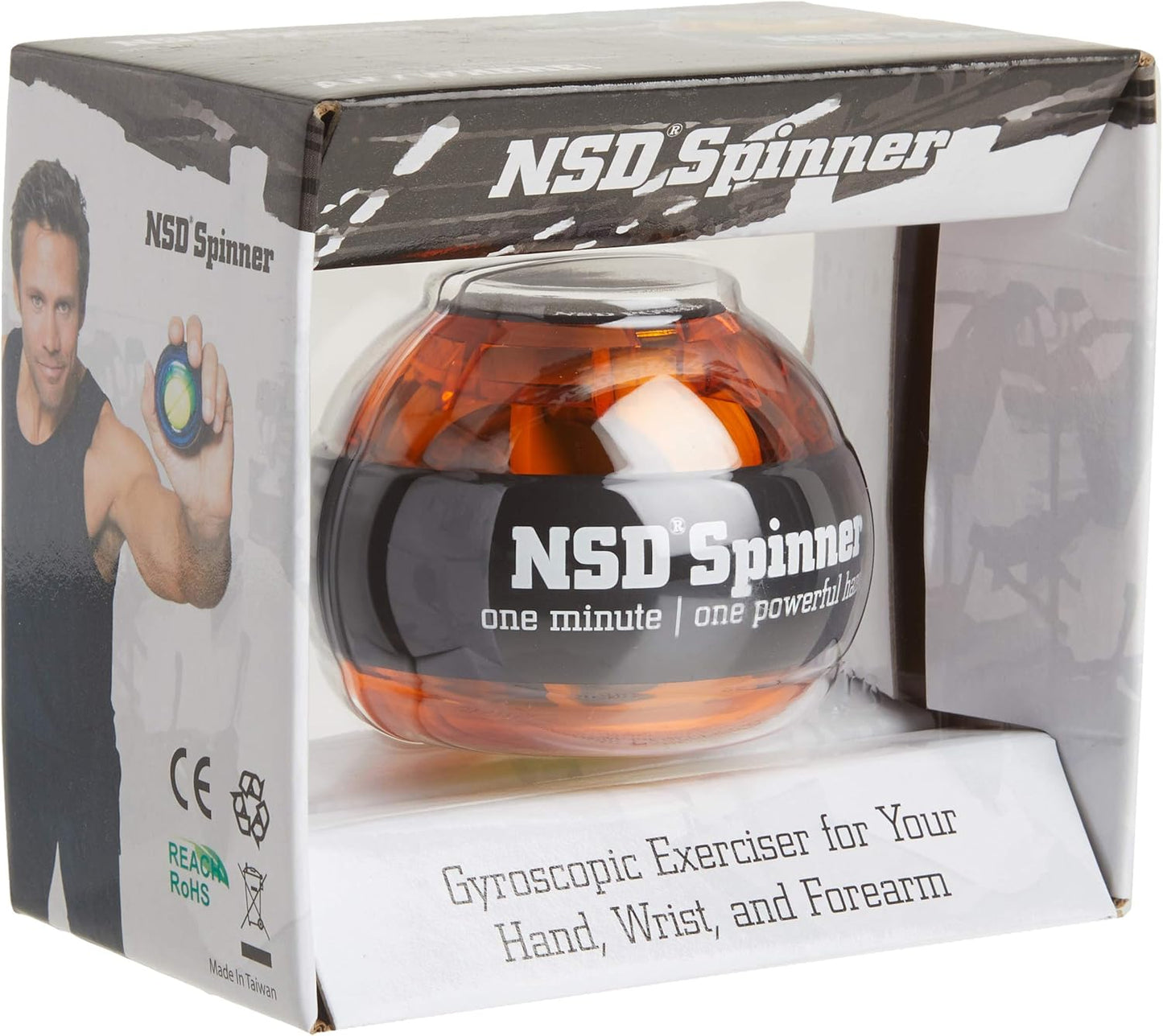 NSD Power Essential Spinner Gyro Hand Grip Strengthener Wrist Forearm Exerciser