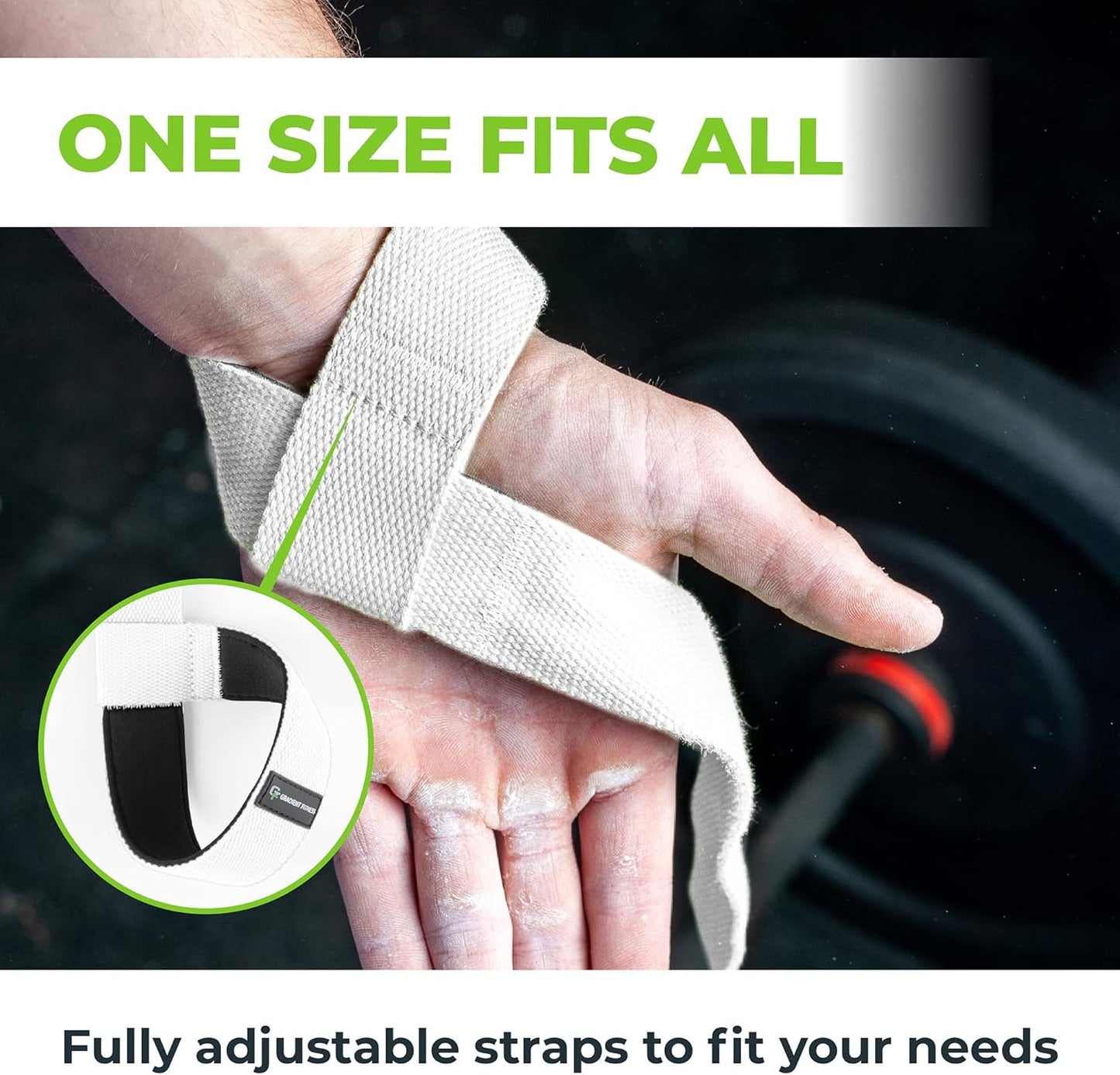 Gradient Fitness Lifting Straps | Wrist Straps for Weightlifting, Deadlift Straps, Lifting Straps for Weightlifting, Straps for Weight Lifting, Weight Lifting Straps for Men/Women, Gym Lifting Grips