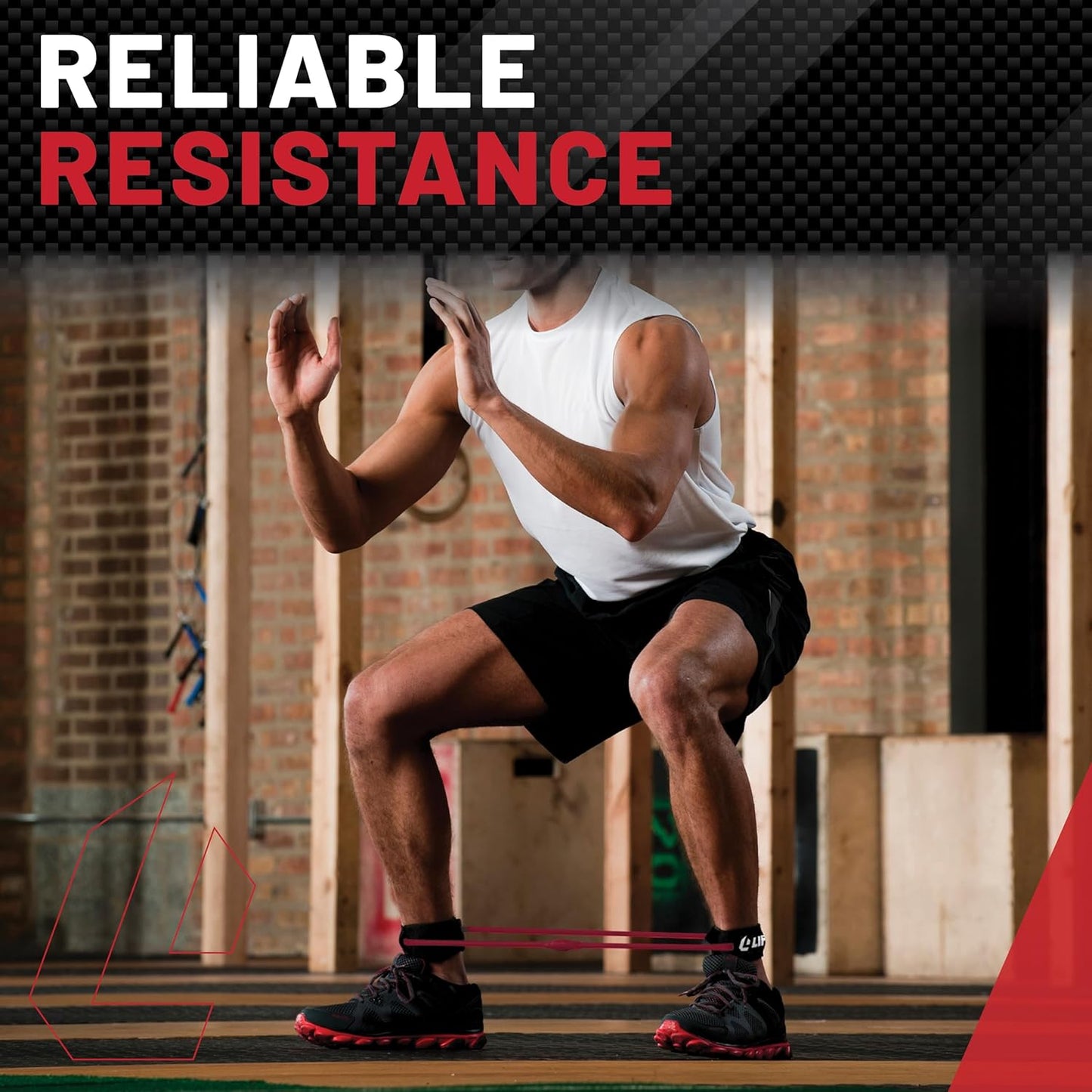 Lifeline Monster Walk - Lower Body Resistance Bands, Ankle Cuffs