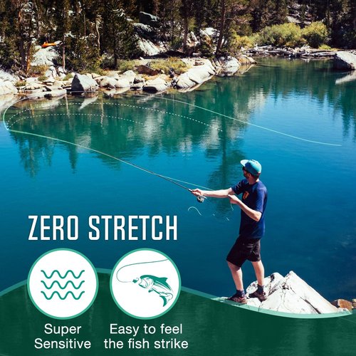 Piscifun Fishing Line Backing, Braided Fishing Backing Line, 20LB, 100yds, Blue