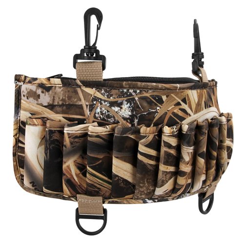 Volein Waders Shell Holder with 24 Loops and 1 Big Pocket, Camo Wader Shell Clip for Hunting, Camo