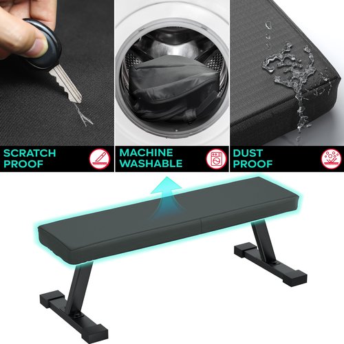 Crostice Weight Bench Cover Compatible with Tonal Accessories, Protective Cover for Workout Bench, Exercise Strength Training Accessories Protector, Scratch-Resistant, Water-Proof, Protect from Pets