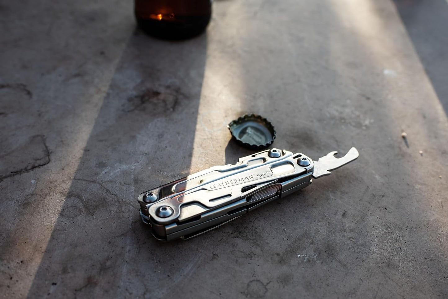 Rev Pocket Multitool by LEATHERMAN - Compact Stainless Steel Tool with Package Opener & Screwdrivers