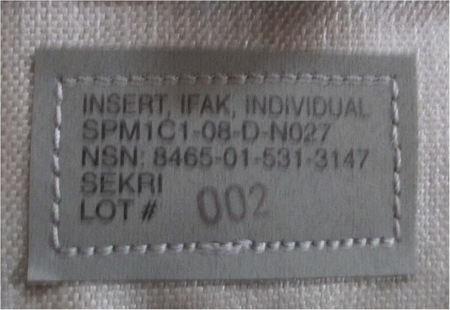 US Military Genuine IFAK Improved Individual First Aid Pouch Kit ACU Insert by Sekri