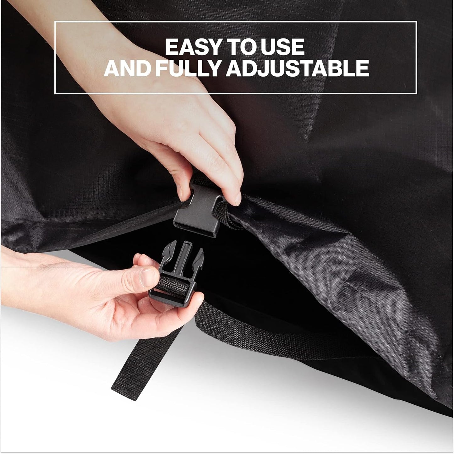 TeamObsidian Bike Cover - Waterproof Outdoor & Indoor Bicycle Storage For 1 to 3 Bikes - Heavy Duty Ripstop 210D Tent Material - Stationary Electric Bike Protection for All Seasons