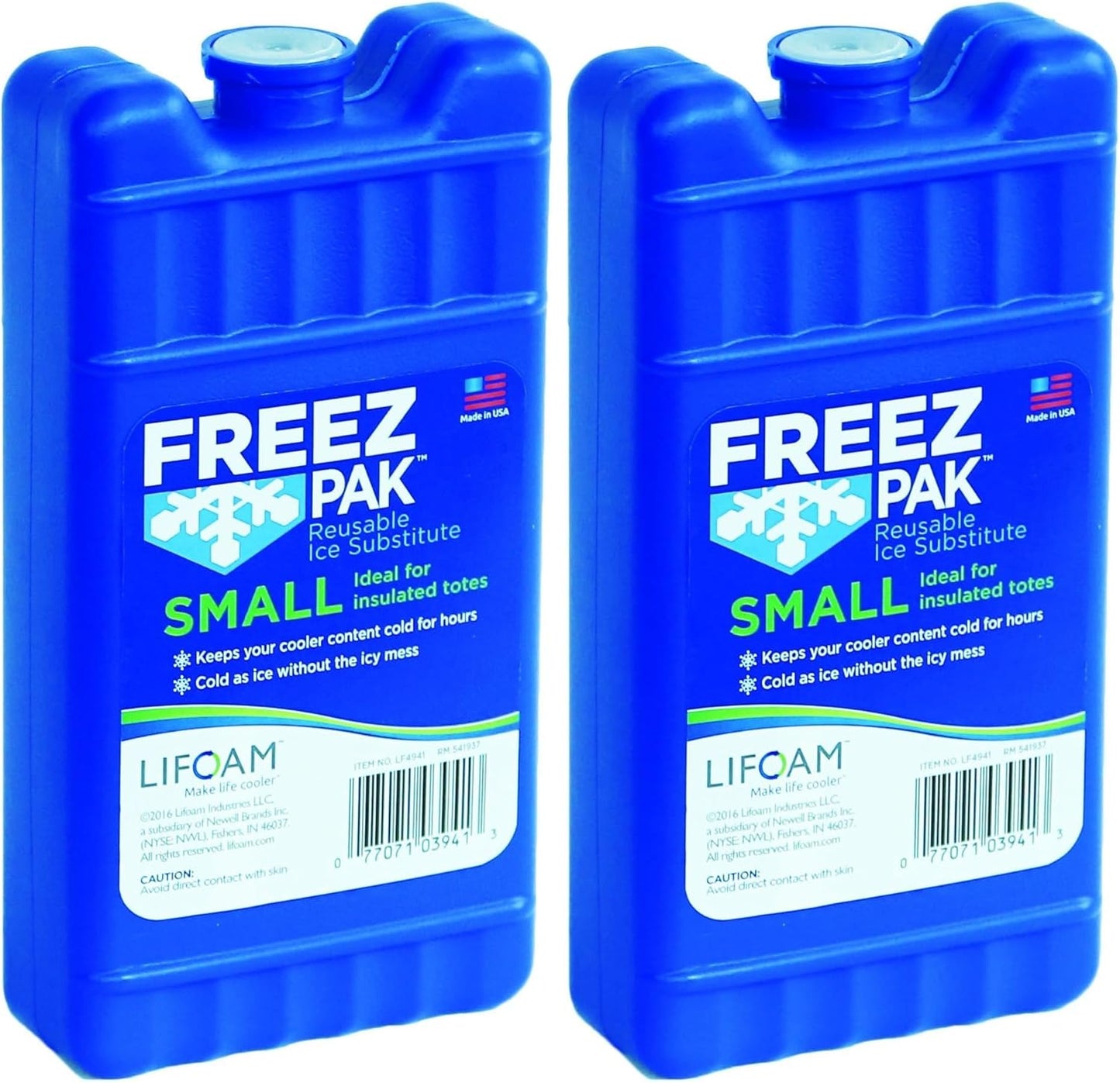 Freez Pak Hold 6 Can Soda Beer Coolant Reusable Ice Pack