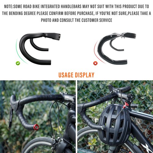 Knog Boa 60 - Bike Cable Lock - Handlebar End Lock - Anti Theft for Mountain/Road Bike Bars (RED)