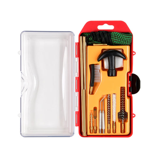 Hantoptik Gun Cleaning Kit .22 and .223 Caliber, Rifle 5.56 Cleaning Kits with Portable Carrying Case, Brushes, Cleaning Rod