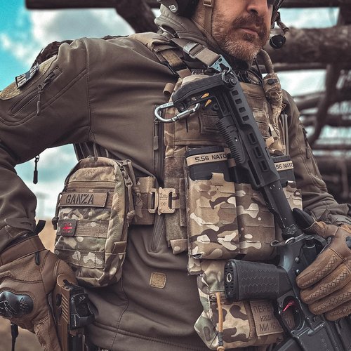 PETAC GEAR Tactical Tegris Cummerbund V5 Vest Basic Set For Man With Large Zipper (MC)