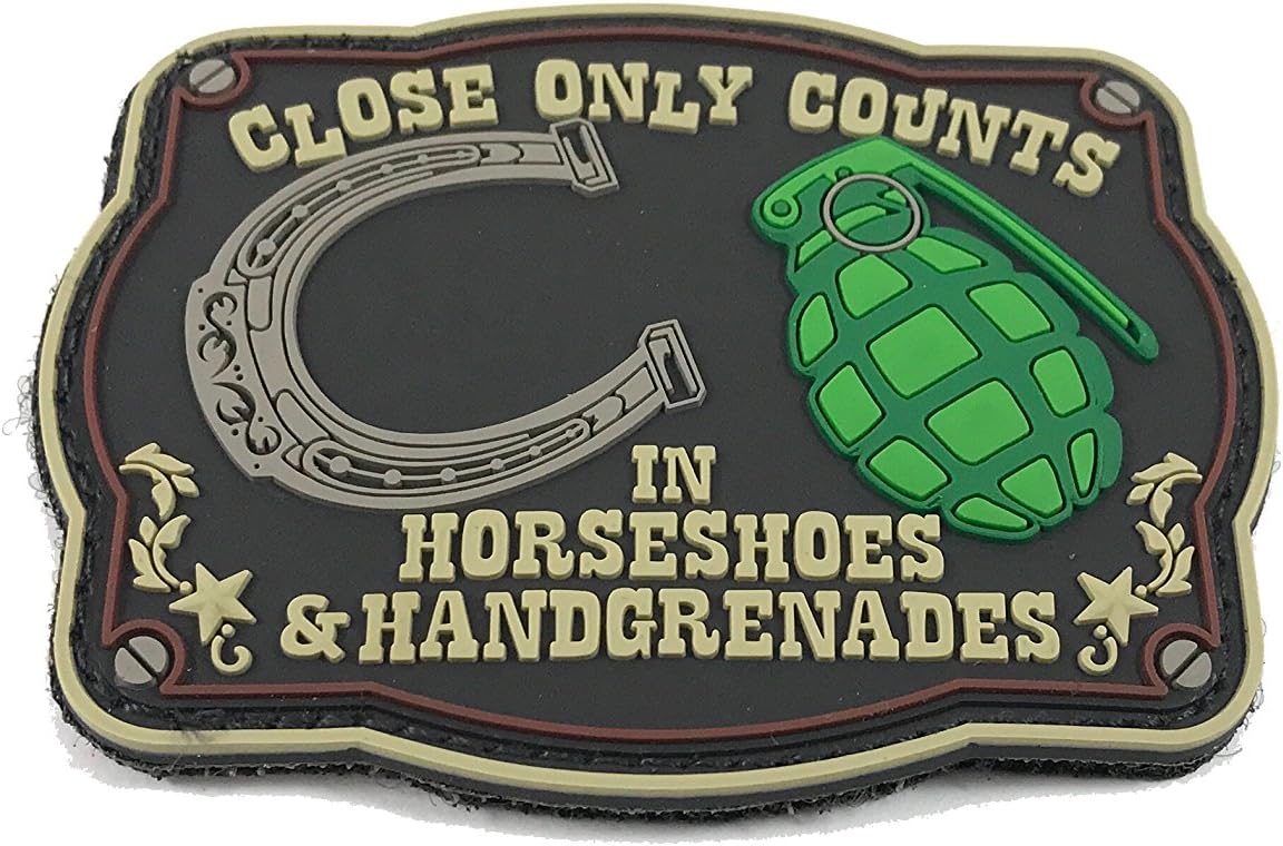 Patriot Patch Co - Horseshoes & Hand Grenades - Patch