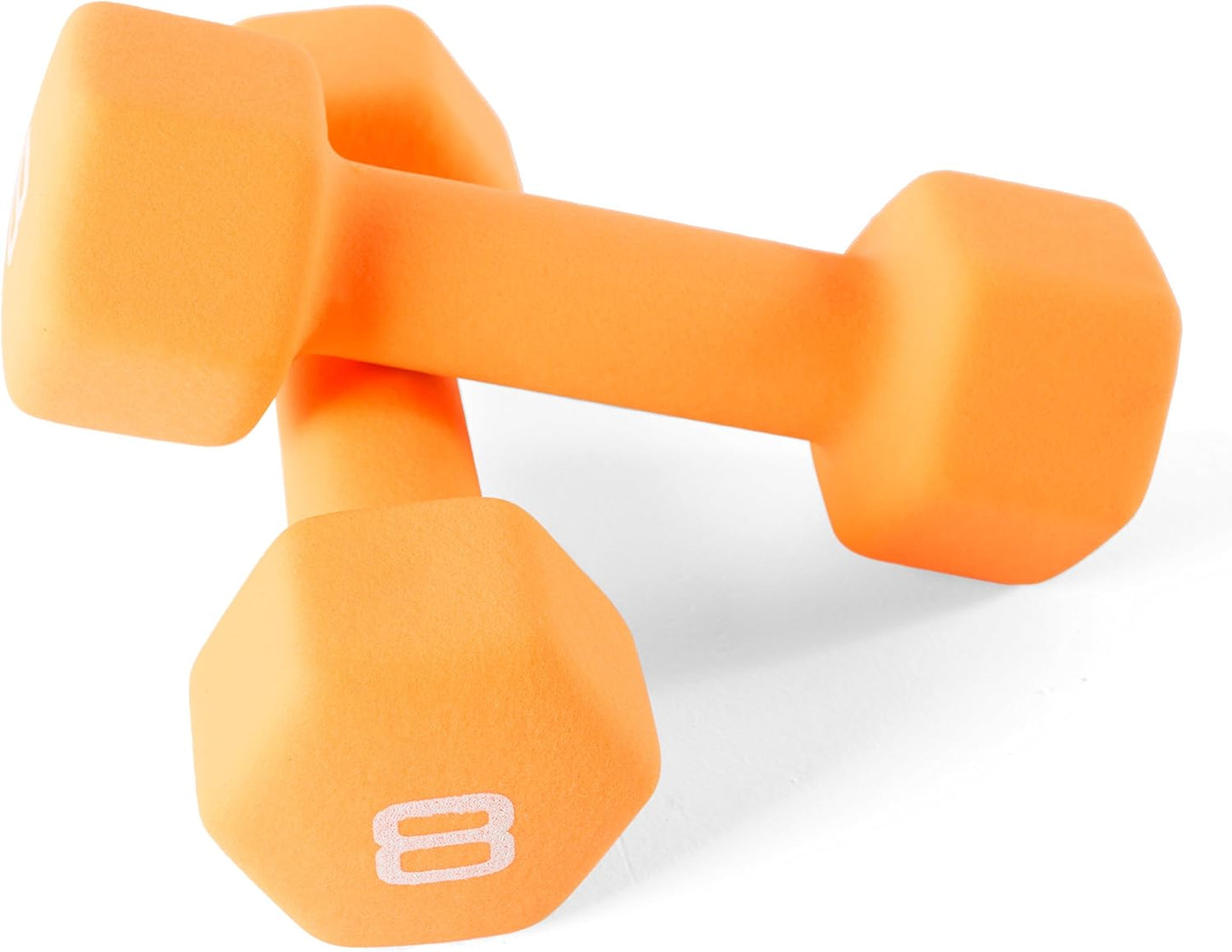 Neoprene Coated Dumbbells by CAP Barbell - Durable Weights for Home Gym