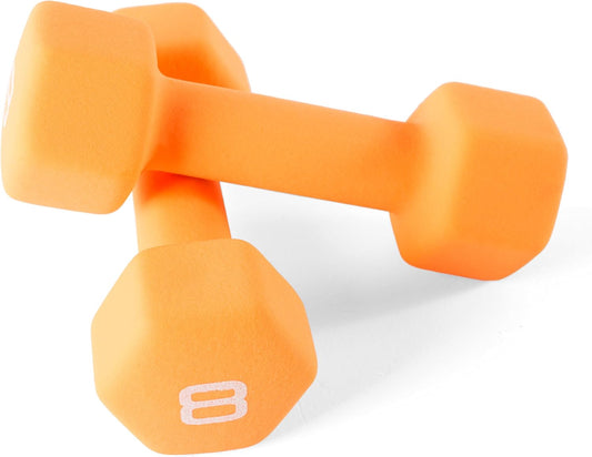 Neoprene Coated Dumbbells by CAP Barbell - Durable Weights for Home Gym