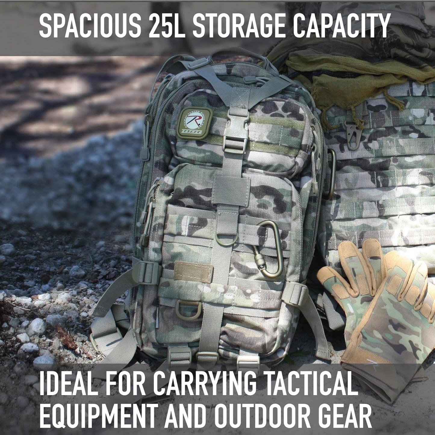 Rothco 2539: Camo Medium Transport Pack
