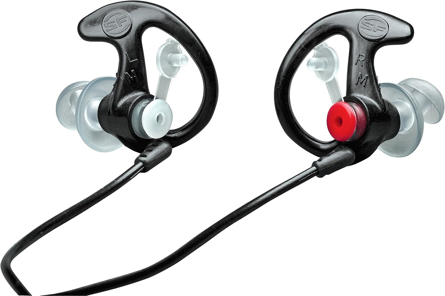 SureFire EP3 Sonic Defenders Filtered Earplugs, Double Flanged Design, Reusable
