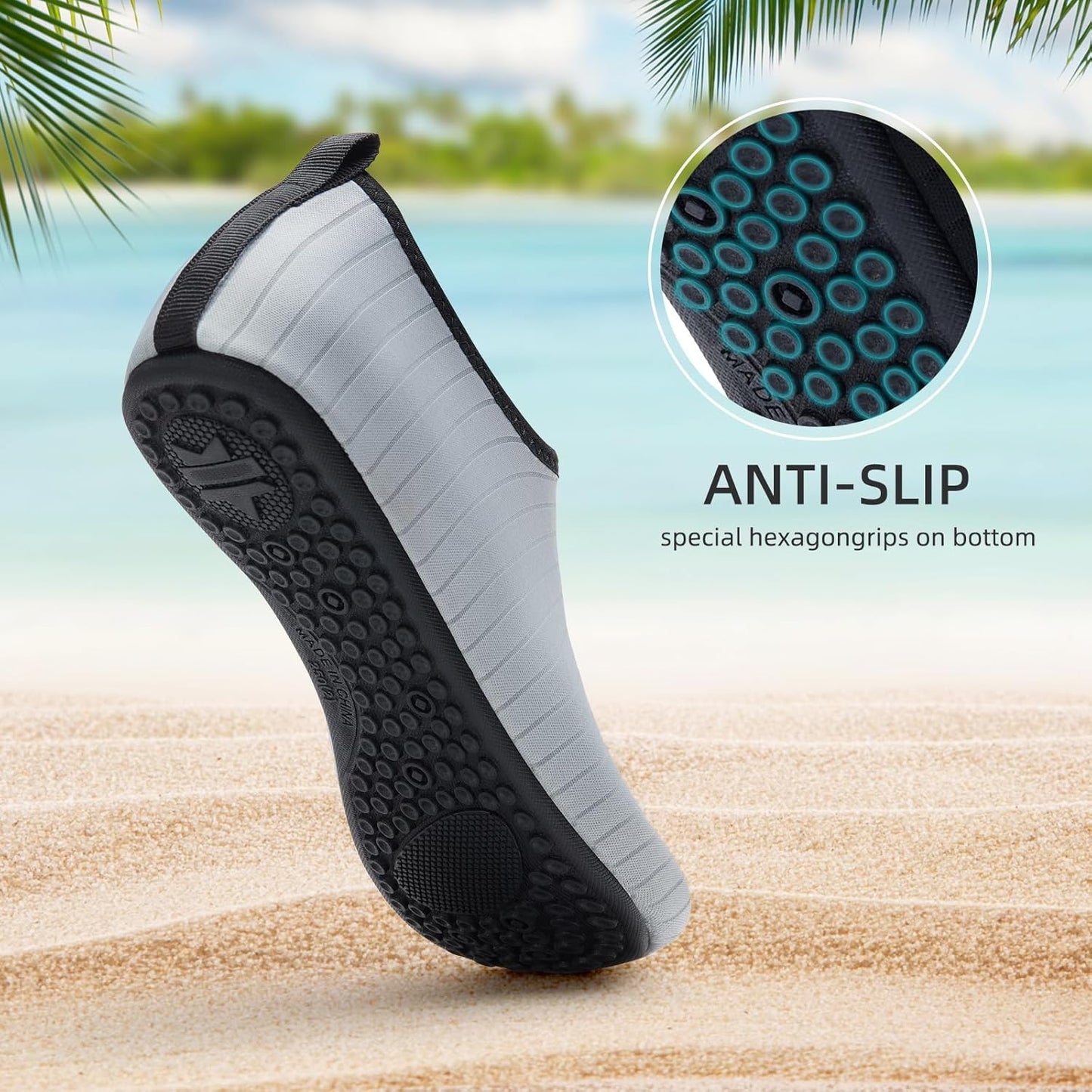 Quick-Dry Tanamo Water Shoes | Aqua Socks for Men & Women | Beach & Pool