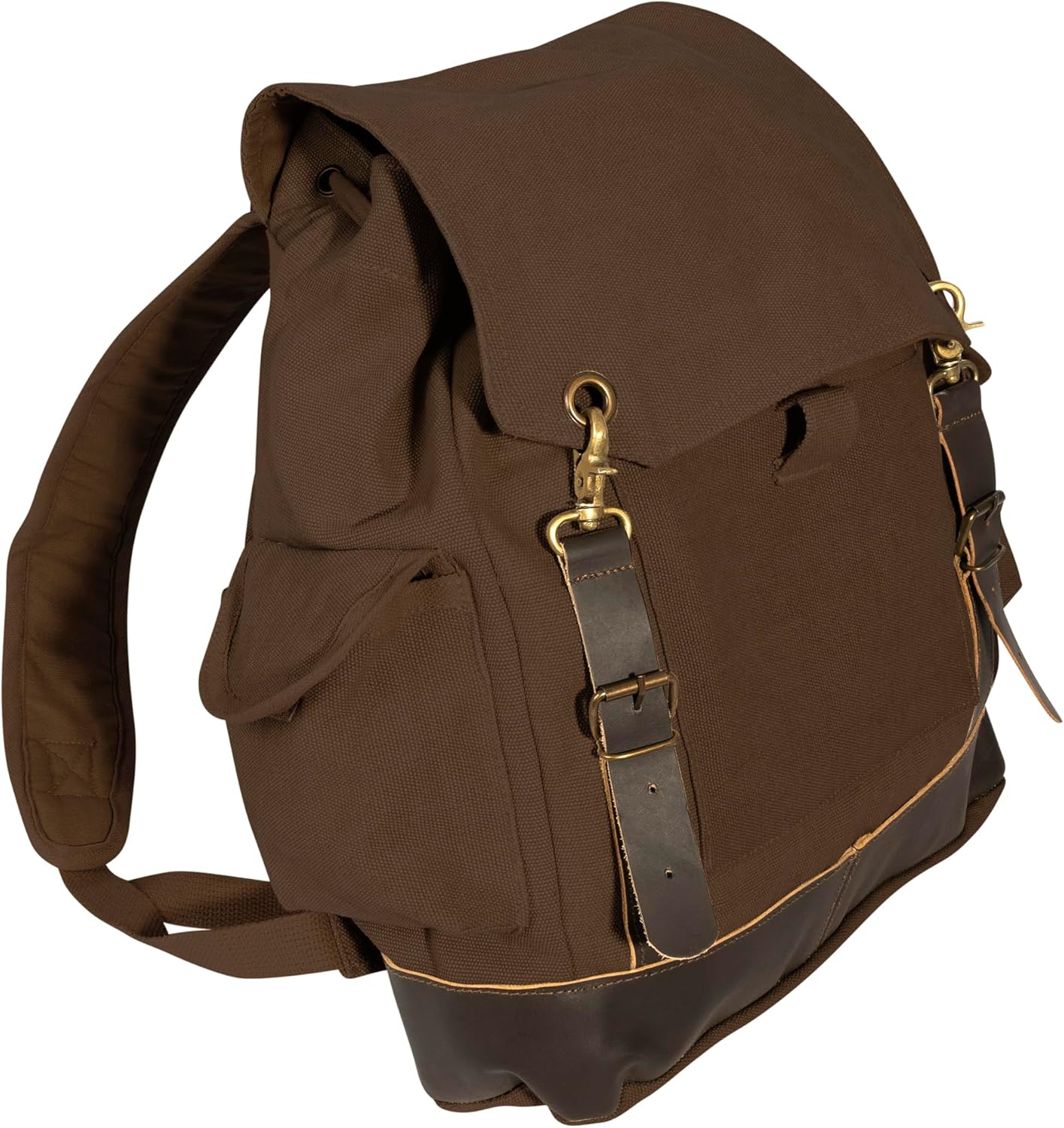 Rothco Vintage Expedition Rucksack - Classic Canvas Backpack for Everyday Adventures