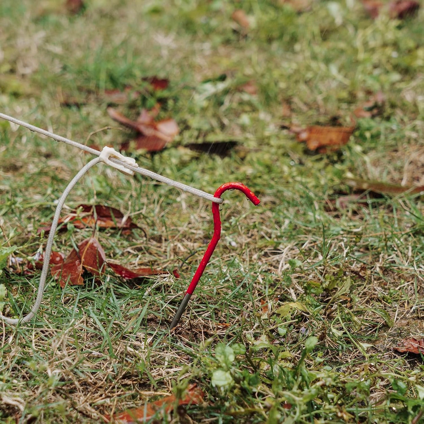 iBasingo 12pcs/lot Titanium Alloy Pegs Outdoor Camping Tent Stakes Portable Elbow Grass Tent Nail A-Ti4001P